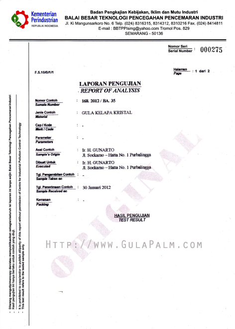 analisis komposisi perindustrian muka